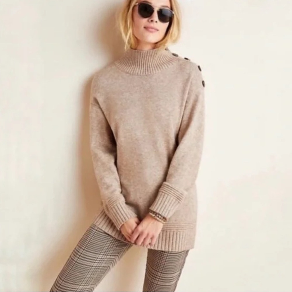 ANTHROPOLOGIE Margarita tunic sweater